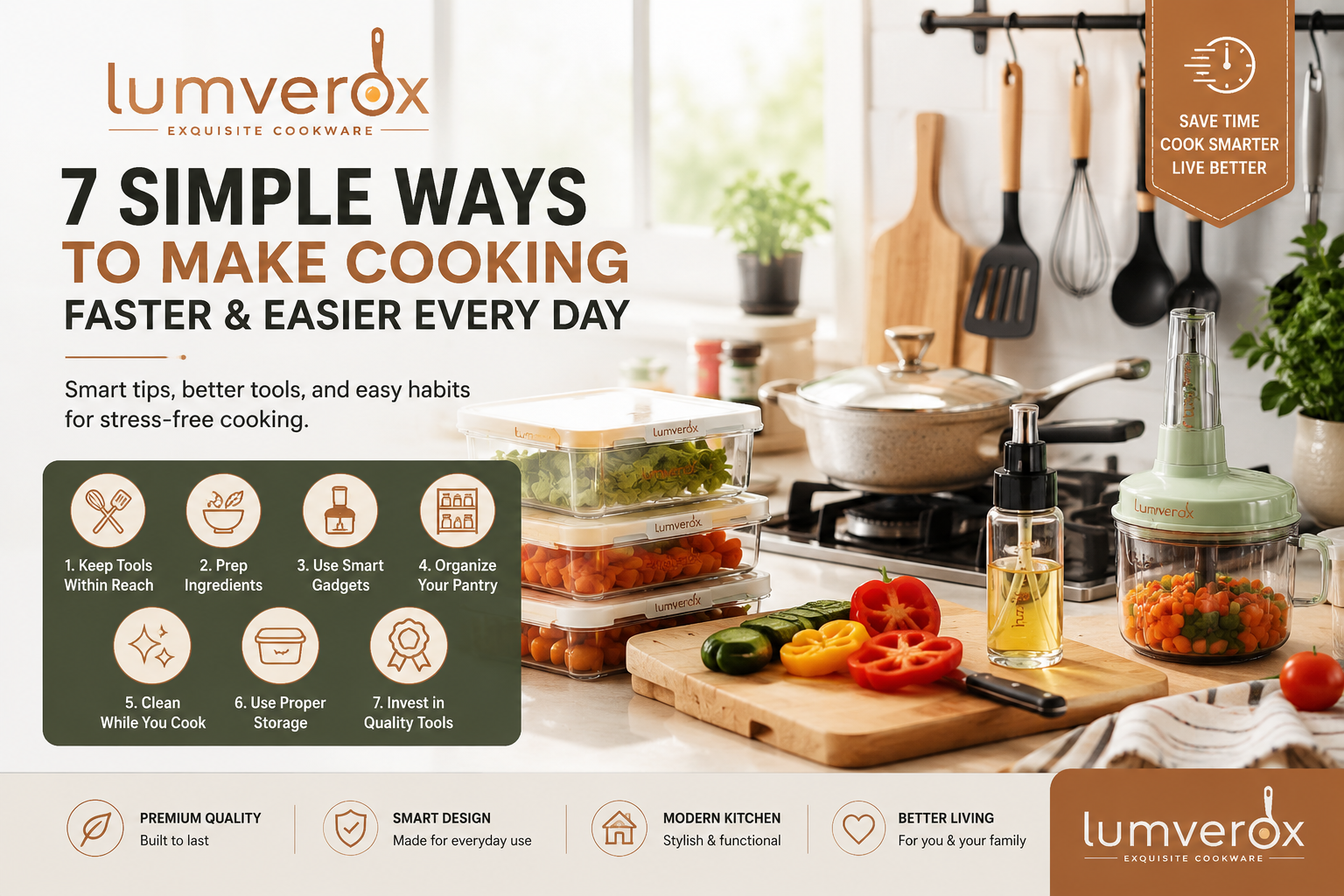 7 Simple Ways to Make Cooking Faster and Easier Every Day