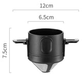 304 Stainless Steel Reusable Pour Over Coffee Dripper Filter Set