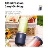 400ml Fashion Carry-On Mug with picnic setting and fruit